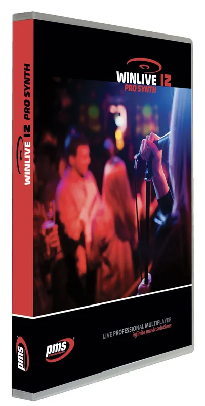 PRO MUSIC 12001 WINLIVE PRO SYNTH 12 SOFTWARE KARAOKE MIDI/AUDIO PLAYER PROFESSIONALE CON EXPANDER VIRTUALE GM/GS