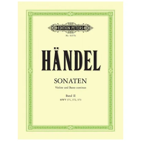 Händel, G. F.: Violinsonaten Band 2 HWV 371 / 372 / 373