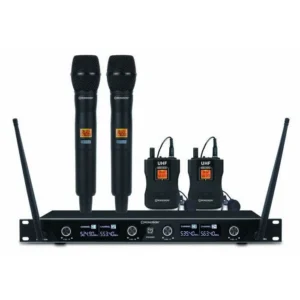 BE-1040/2MIC/2BP SISTEMA MICROFONO WIRELESS