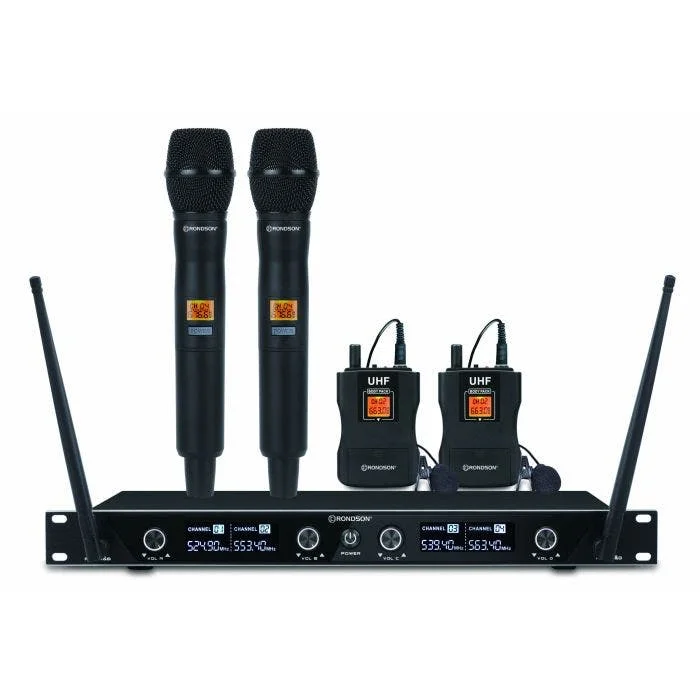BE-1040/2MIC/2BP SISTEMA MICROFONO WIRELESS
