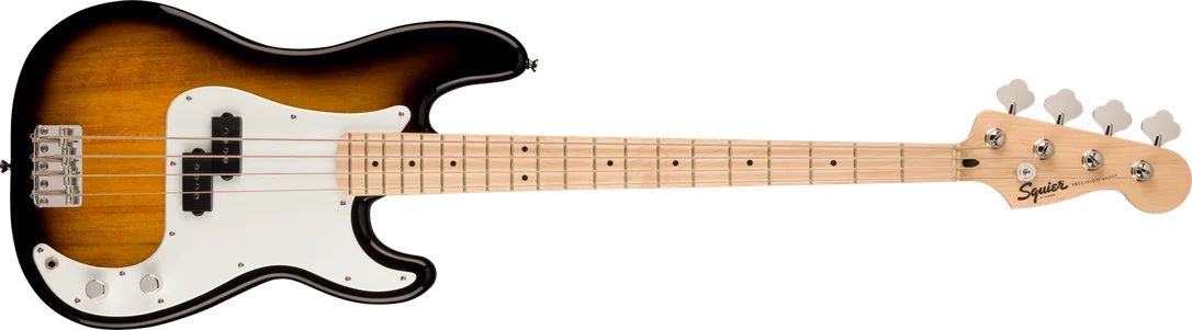 SQUIER BY FENDER SONIC PRECISION BASSO ELETTRICO 4 CORDE 2 COLORI SUNBURST
