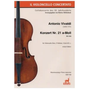 Vivaldi, A.: Konzert Nr. 21 a-Moll RV 418 – Klavierauszug