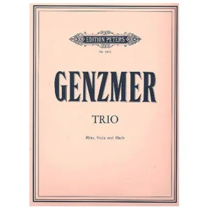 Genzmer, H.: Trio für Flöte, Viola und Harfe