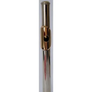 TESTATA IN ARGENTO CON CAMINETTO E BOCCOLA IN ORO 14K