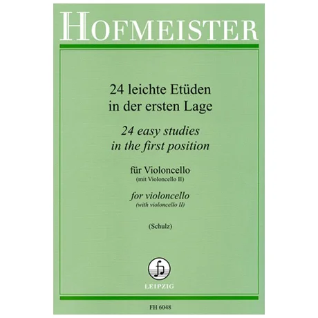 24 leichte Etüden in der ersten Lage
