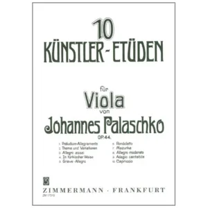 Palaschko, J.: 10 Künstleretüden Op. 44