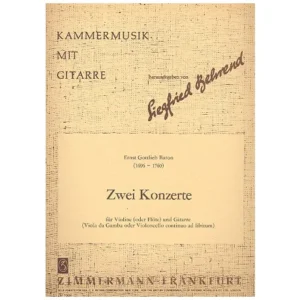 Baron, E. G.: 2 Konzerte