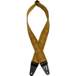 Fender Pasadena Guitar Strap Woven 5cm lattice tan