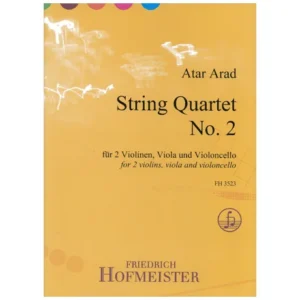 Arad, A.: String Quartet No. 2