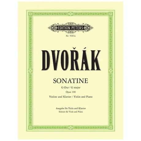 Dvořák, A.: Violasonatine Op. 100 G-Dur