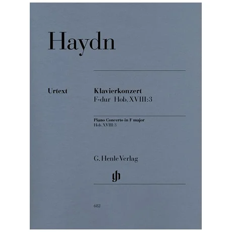 Haydn, J.: Klavierkonzert Hob. XVIII:3 F-Dur