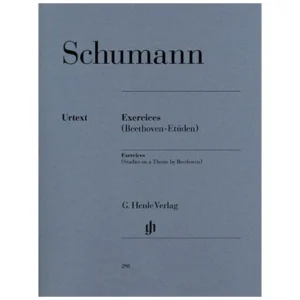 Schumann, R.: Exercices – Etüden in Form freier Variationen über ein Thema von Beethoven Anh. F 25