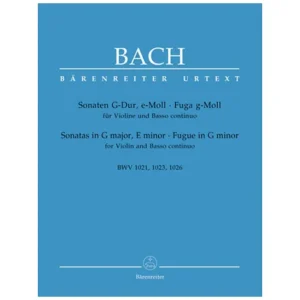 Bach, J. S.: Violinsonaten BWV 1021 – 1023 & 1026
