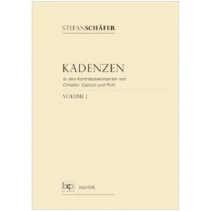 Schäfer, S.: Kadenzen Band 1 (zu Konzerten von Cimador, Capuzzi und Pichl)