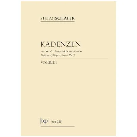 Schäfer, S.: Kadenzen Band 1 (zu Konzerten von Cimador, Capuzzi und Pichl)