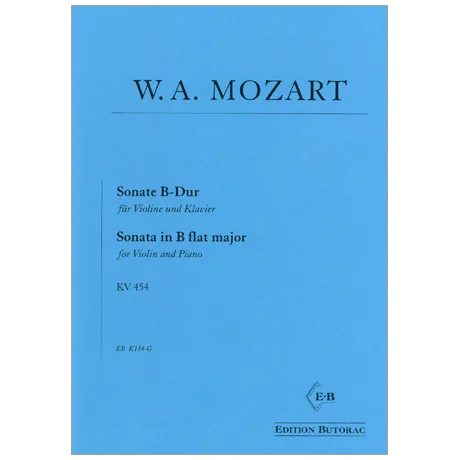 Mozart, W. A.: Violinsonate B-Dur KV 454