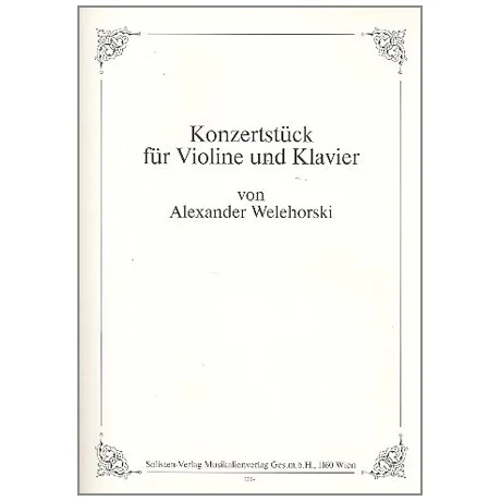 Welehorski, A.: Konzertstück