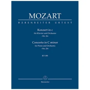 Mozart, W. A.: Konzert für Klavier und Orchester Nr. 24 c-Moll KV 491