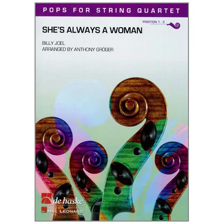 Pops for String Quartet – Billy Joel: She’s Always a Woman