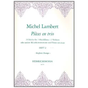 Lambert, M.: Pièces en trio Band 2