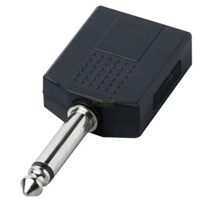 Adattatore BESPECO AD130 – presa 2xJ/mono 6,3 – spina J/mono 6,3