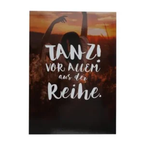Post card Tanz! Vor allem aus der Reihe
