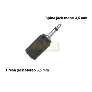 Adattatore PROEL AT805 presa J/stereo 3,5 – spina J/mono 3,5
