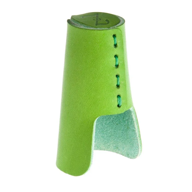 ZAC LIGATURE ZB25 COPRIBOCCHINO VERDE IN CUOIO PER CLARINETTO IN Bb E SAX ALTO