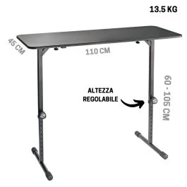 Tavolo DJ K&M 12160 pieghevole black