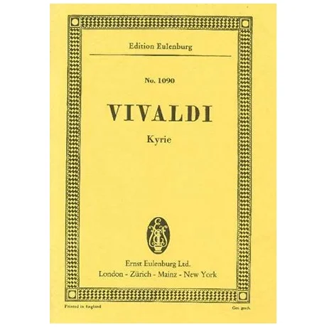 Vivaldi, A.: Kyrie RV 587
