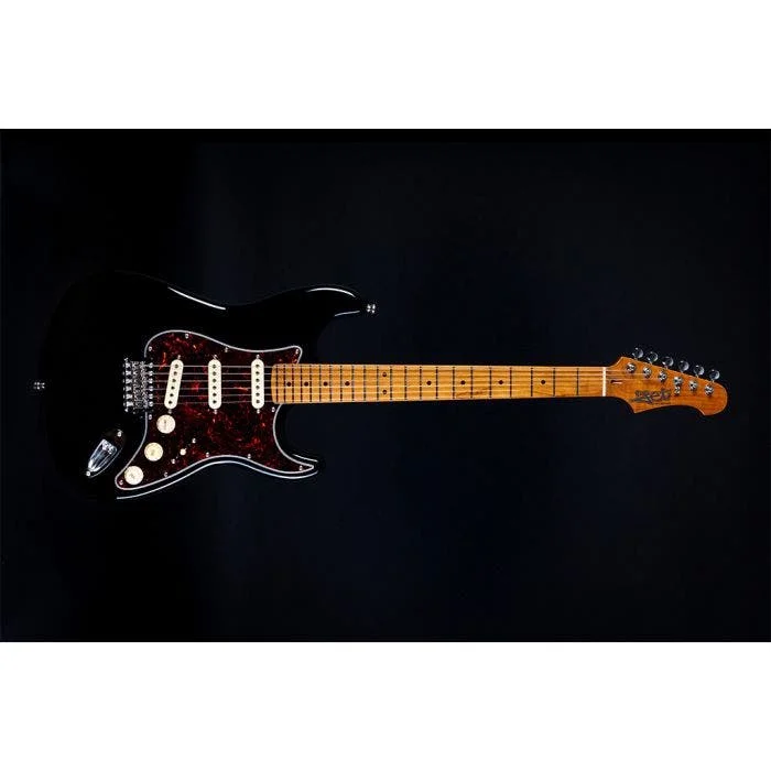 JS300-BK SSS CHITARRA ELETTRICA BLACK ROASTED MAPLE