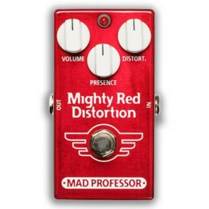 MIGHTY RED DISTORTION PEDALE