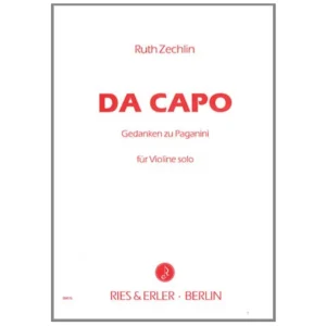 Zechlin, R.: Da Capo — Gedanken zu Paganini