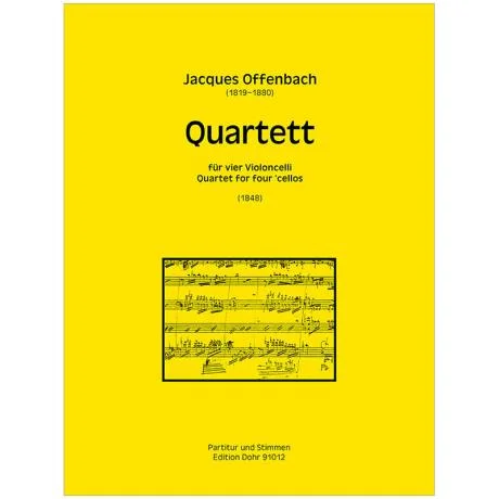 Offenbach, J.: Celloquartett A-Dur (1848)