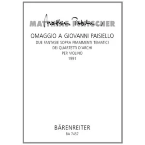 Pintscher, M.: Omaggio a Giovanni Paisiello