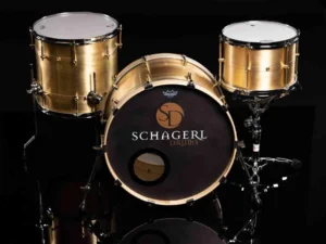 Schagerl Brass Series Rock Kit (shell set) 22 x16, 16×15, 12×08 – RAW