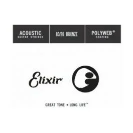 Elixir 15268 electric nickel plated steel nanoweb single