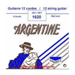 Argentine 1620 set 12 corde ball end chitarra gypsy