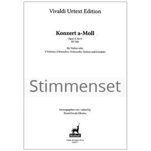 Vivaldi, A.: Violinkonzert Op. 3/6 RV 356 a-Moll – Stimmenset