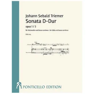Triemer, J. S.: Violoncellosonate Op. 1/3 D-Dur