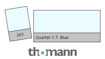 Lee Filter Roll 203 Qu. C.T. Blue