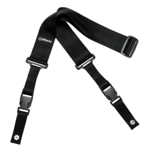 DIMARZIO DD2200BKS Nylon ClipLock extra short – nero – DD2200BKS