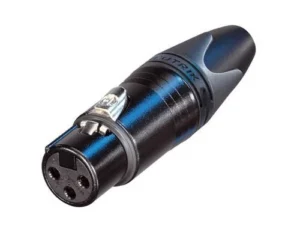 Neutrik nc3fxx bag connettore xlr femmina 3 poli black