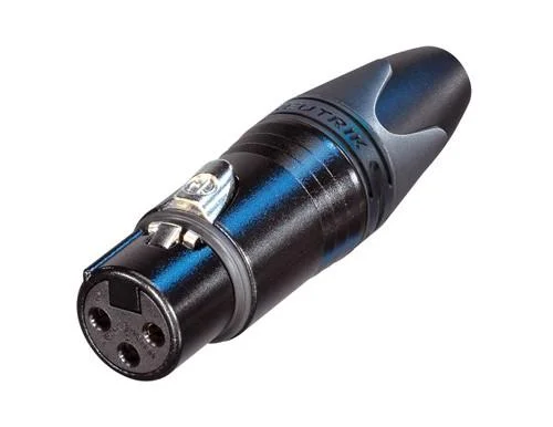 Neutrik nc3fxx bag connettore xlr femmina 3 poli black