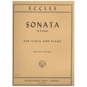Eccles, H.: Violasonate g-Moll