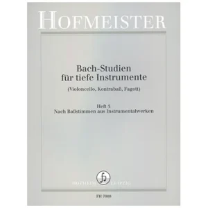 Siebach, K.: Bach Studien für tiefe Instrumente Heft 5: Nach Baßstimmen aus Instrumentalwerken