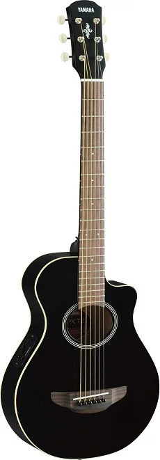 YAMAHA APXT2 MINI BLACK CHITARRA ACUSTICA ELETTRIFICATA 3/4 DA VIAGGIO SPALLA MANCANTE APX-T2