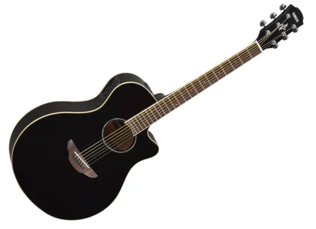 YAMAHA APX600 BLACK CHITARRA ACUSTICA ELETTRIFICATA CUTAWAY NERA APX-600