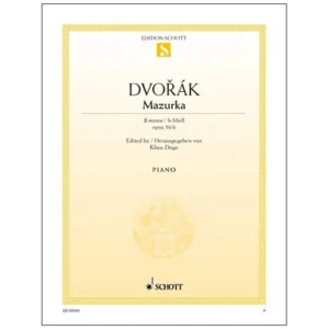 Dvořák, A.: Mazurka Op. 56 Nr. 6 h-Moll