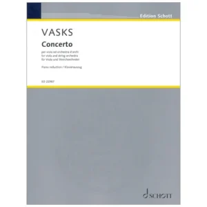 Vasks, P.: Concerto per viola ed orchestra d’archi